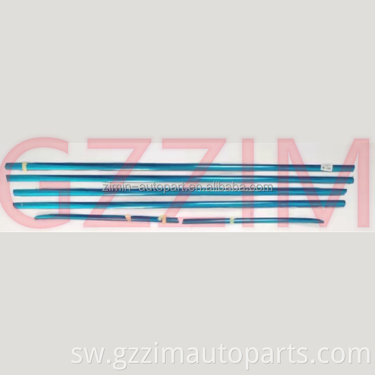 Car Chrome Window Trim Door Seal Weatherstrip For FJ120 2003 - 2009